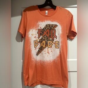 Bella Canvas Orange Brown Short Sleeve Tee